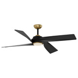 Horizon 4 Blade Ceiling Fan with Light Kit 56 Inches Wide by Kuzco - CF96956