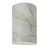 Ambiance 1 Light Large ADA Cylinder Close Top Wall Sconce by Justice Design - CER-5260