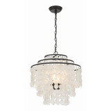 Brielle 4 Light Small Round Chandelier by Crystorama - BRI-3008