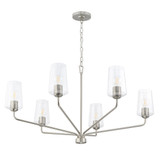 Celino 6 Light Large Chandelier 21 Inch Tall and 40 Inch Wide by Progress - P400444