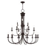 Estate 21 Light Oversized Chandelier by Livex - 42688
