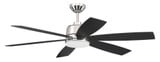 Hogan 6 Blade Ceiling Fan with Light Kit 54 Inches Wide by Craftmade - HGN54