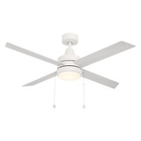 Quade 4 Blade Ceiling Fan with Light Kit 15.7 Inch X 52 Inch Wide by WAC - F-106L