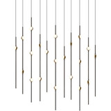 Constellation 42W 21 LED Pendant 38 Inch Tall and 7.5 Inch Wide by Sonneman - 2016