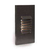 5 Inches 120V 3.5W 1 LED Vertical Louvered Step/Wall Light by WAC Limited - WL-LED220