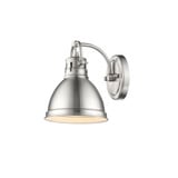Duncan 1 Light Wall Sconce 8.5 Inch Tall by Golden - 3602-BA1
