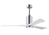 Patricia 3 3 Blade Ceiling Fan with Light Kit 60 Inch Wide by Matthews Fans - PA3-60
