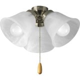 Airpro 3 Light Ceiling Fan Light Kit by Progress - P2642