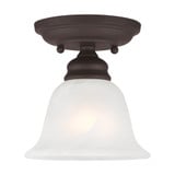 Essex 1 Light 6.25 Inch Wide Flush Mount by Livex - 1350