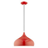 Metal Shade 1 Light Medium Pendant by Livex - 41173