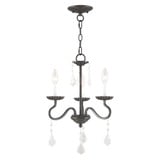 Callisto 3 Light Small Chandelier by Livex - 40773