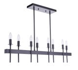 Larrson 8 Light Mini Linear Island Pendant by Craftmade - 54378