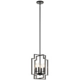 Downtown Deco 4 Light Medium Foyer Pendant by Kichler - 43964