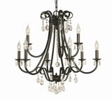 Liebestraum 9 Light Large Chandelier by Framburg - 2999BN