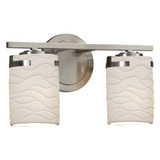 Limoges Atlas 2 Light Wave Vanity Light by Justice Design - POR-8452-10-WAVE