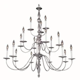 Jamestown 18 Light Oversized Foyer Chandelier by Framburg 7918 - 7918