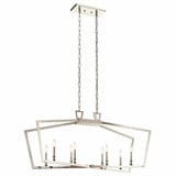 Abbotswell 8 Light Caged Linear Chandelier by Kichler - 43494