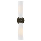 Jude 20W 2 LED Medium Bath Vanity 24 Inch Tall and 5 Inch Wide by Hinkley - 50092-CO