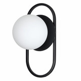 Burlat 1 Light Wall Sconce 12 Inch Tall and 6 Inch Wide by Dainolite - BUR-121W