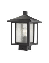Aspen 1 Light Outdoor Post Mount Lantern 9 x 13.27 Inches by Z-Lite - 554PHML