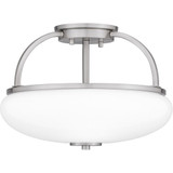 Easton 3 Light 13.25 Inch Wide Semi Flush Mount by Quoizel - QSF5364