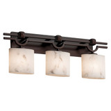 Lumenaria Argyle 3 Light Oval Shade Vanity Light by Justice Design - FAL-8503-30