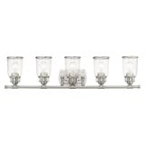 Lawrenceville 5 Light Vanity Light by Livex - 10515