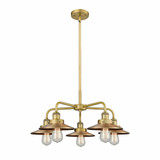 Ballston Urban 5 Light Medium Chandelier by Innovations 916-5CR-M1-M7 - 916-5CR-M1-M7
