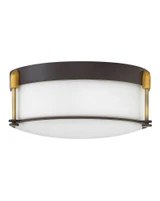 Colbin 3 Light 9 Inch Wide Flush Mount by Hinkley - 3233