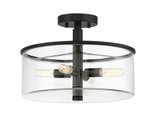 Hailie 4 Light 14.13 Inch Wide Semi Flush Mount by Craftmade - 55654