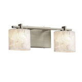 Alabaster Rocks Era 2 Light Oval Vanity Light by Justice Design - ALR-8442-30
