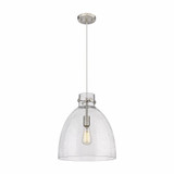 Newton Bell 1 Light Industrial Medium Pendant by Innovations - 410-1PM-G412-14