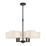 Rubix 5 Light Medium Chandelier by Livex Lighting - 42665