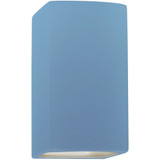 Ambiance 1 Light Small Rectangle Open Top Wall Sconce by Justice Design - CER-5915
