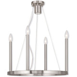 Alpine 4 Light Small Chandelier by Livex - 40244