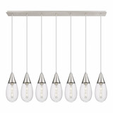 Malone 7 Light Cord Hung Oversized Linear Pendant by Innovations - 127-450-1P-G450-6