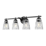 Andree 4 Light Bath Vanity 9 Inch Tall and 32 Inch Wide by Z Lite - 1960-4V