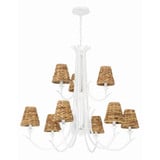 Kokomo 9 Light Chandelier 32.88 Inch Tall and 36 Inch Wide by Craftmade - 58329