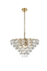 Adaline 11 Light Chandelier 14 Inch Tall and 24 Inch Wide by Elegant - 1050D24