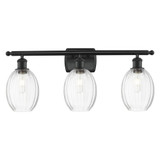 Preston 3 Light Bulb Shade Bath Vanity 11.75 X 26.25 Inch by Innovations - 516-3W-G459-6