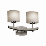 Clouds Archway 2 Light Vanity Light 15.5 Inch Wide by Justice Design - CLD-8592-30
