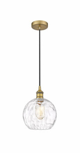 Athens Water Glass 1 Light Small Pendant 10.75 Inch Tall by Innovations - 616-1P-G1215-8