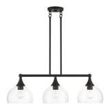 Glendon 3 Light Elegant Linear Chandelier by Livex - 53643