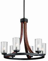 Grand Bank 6 Light Medium Chandelier by Kichler - 43193
