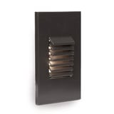 12V 2W 1 LED Vertical Louvered Scoop Outdoor Wall Mount by WAC - 4061