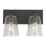 Miles 2 Light Medium Bath Vanity 8 Inch Tall and 12 Inch Wide by Generation - GLV10-2
