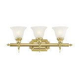 French Regency 3 Light Vanity Light by Livex - 1283