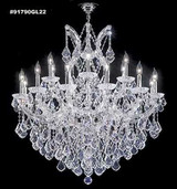Maria Theresa Grand 19 Light Oversized Chandelier by James Moder - 91790