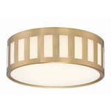 Kendal 3 Light 14 Inch Wide Flush Mount by Crystorama - KEN-2203