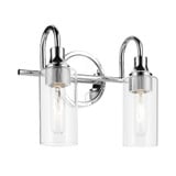 Kavi 2 Light Bath Vanity 10 Inch Tall and 12.5 Inch Wide by Kichler - 55210